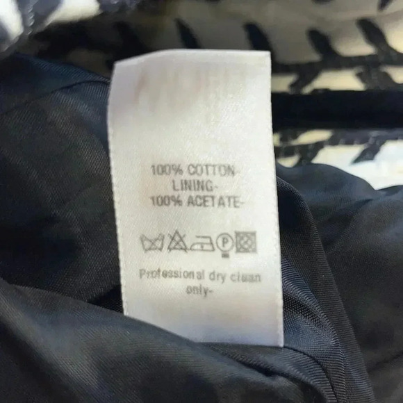 Wallis Women’s Black White Sophisticated Chic‎ Lined Embroidered Jacket 12 - Picture 6 of 7